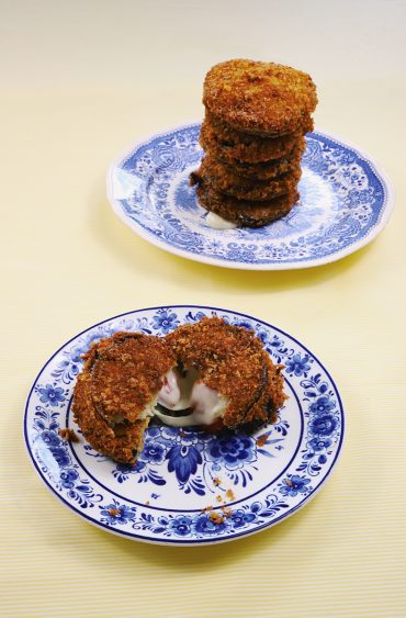 Croquettes d’aubergine farcies