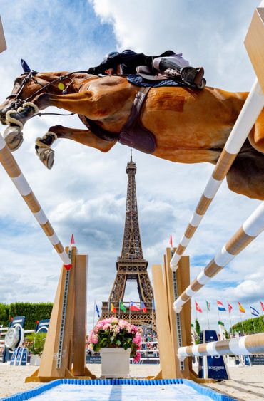Sur le Champ-de-Mars, le Longines Paris Eiffel Jumping