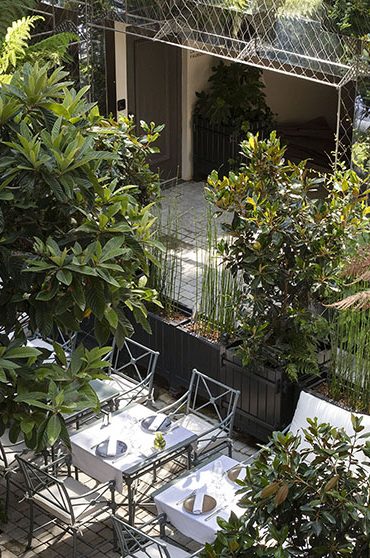 Il Giardino : la terrasse italienne