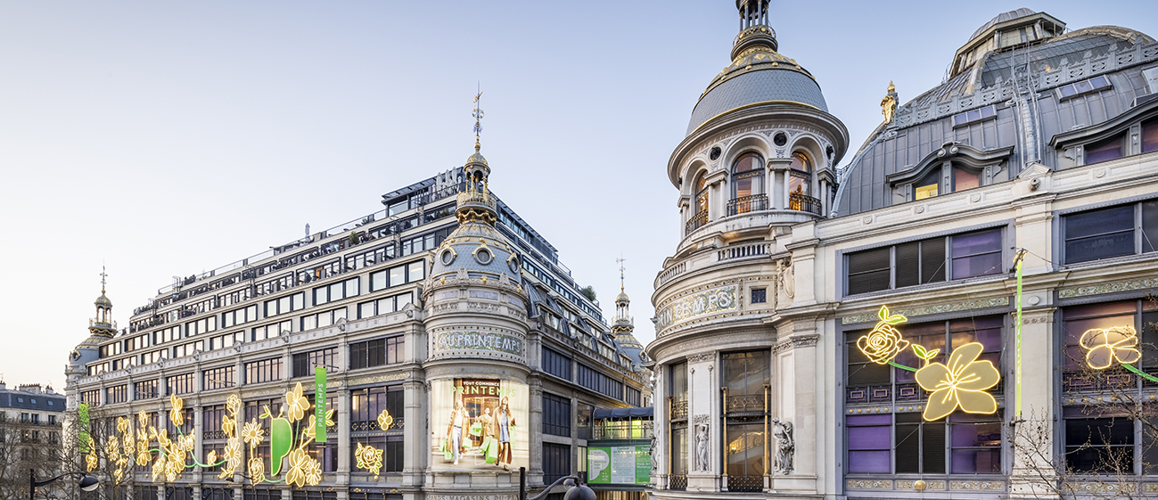 Louis Vuitton Paris Printemps Haussmann store, France