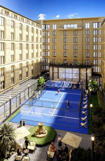 L’hôtel du Collectionneur inaugure sa propre piste de padel