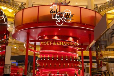 Moët et Chandon dévoile son pop-up aux Galeries Lafayette Paris Haussmann