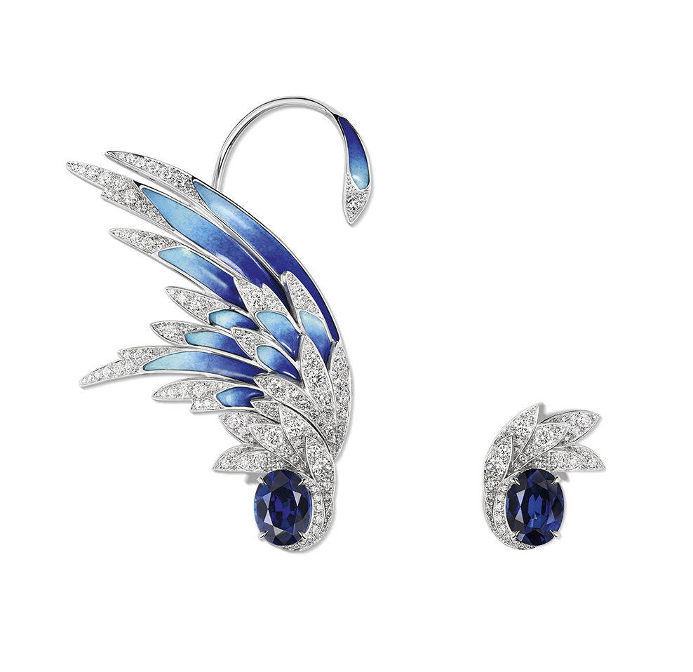 chaumet collection envol haute joaillerie grand feu diamants saphirs