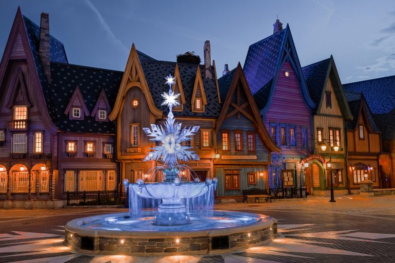 La reine des neiges en majesté à Disneyland Paris