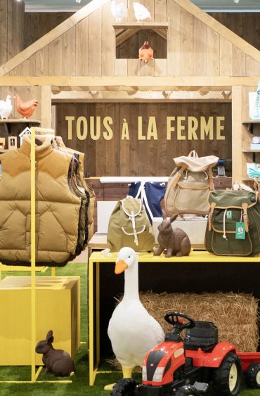 Ambiance rurale-chic au Bon Marché